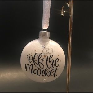 Bride Engagement Christmas/ Holiday Ornament